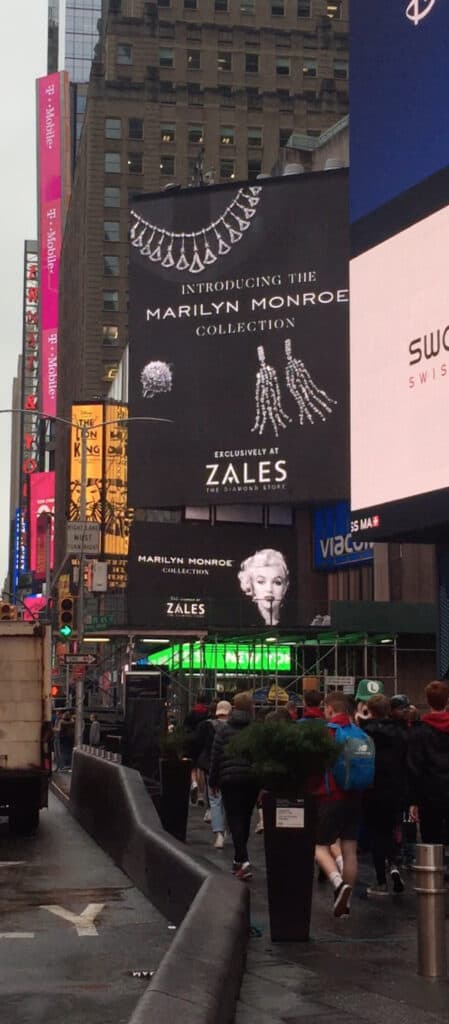 Zales Marilyn Out Of Home Poster