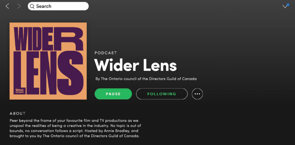 DGC Wider Lens Spotify Podcast